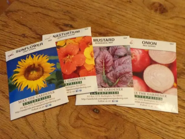 image of seed packets