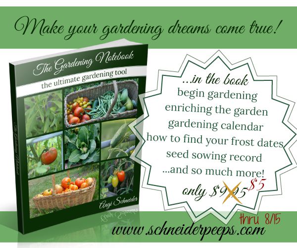 The Gardening Notebook is the ultimate gardening tool. This printable notebook has over 120 pages of information and organization to help you have the garden you've always dreamed of.