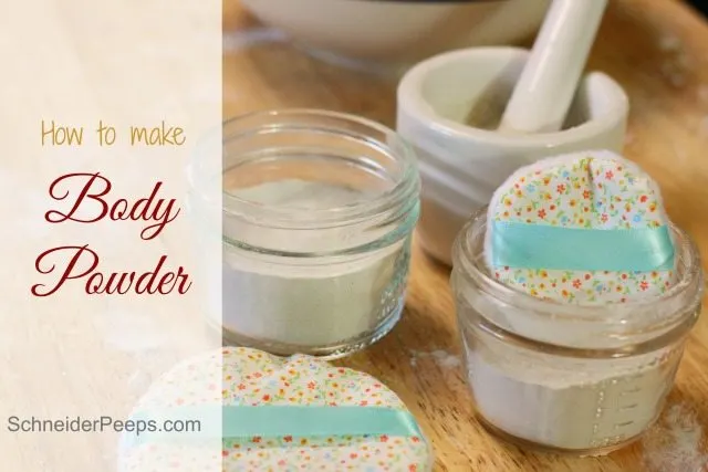How to make your own body powder - SchneiderPeeps