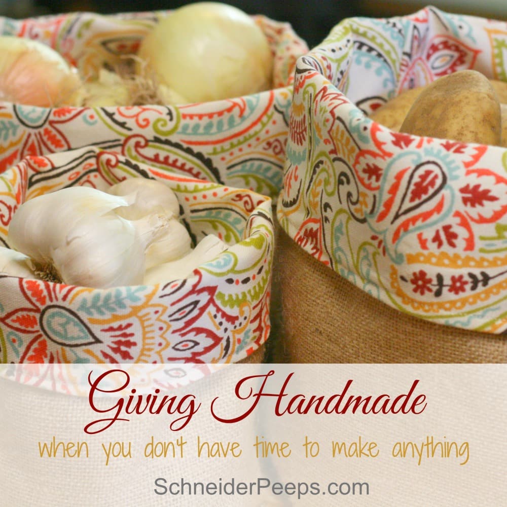 Do you want to give handmade gifts but lack the time (or skill) to get them done? Don't let stop you, you can get great handmade gifts for everyone on your list with these suggestions.